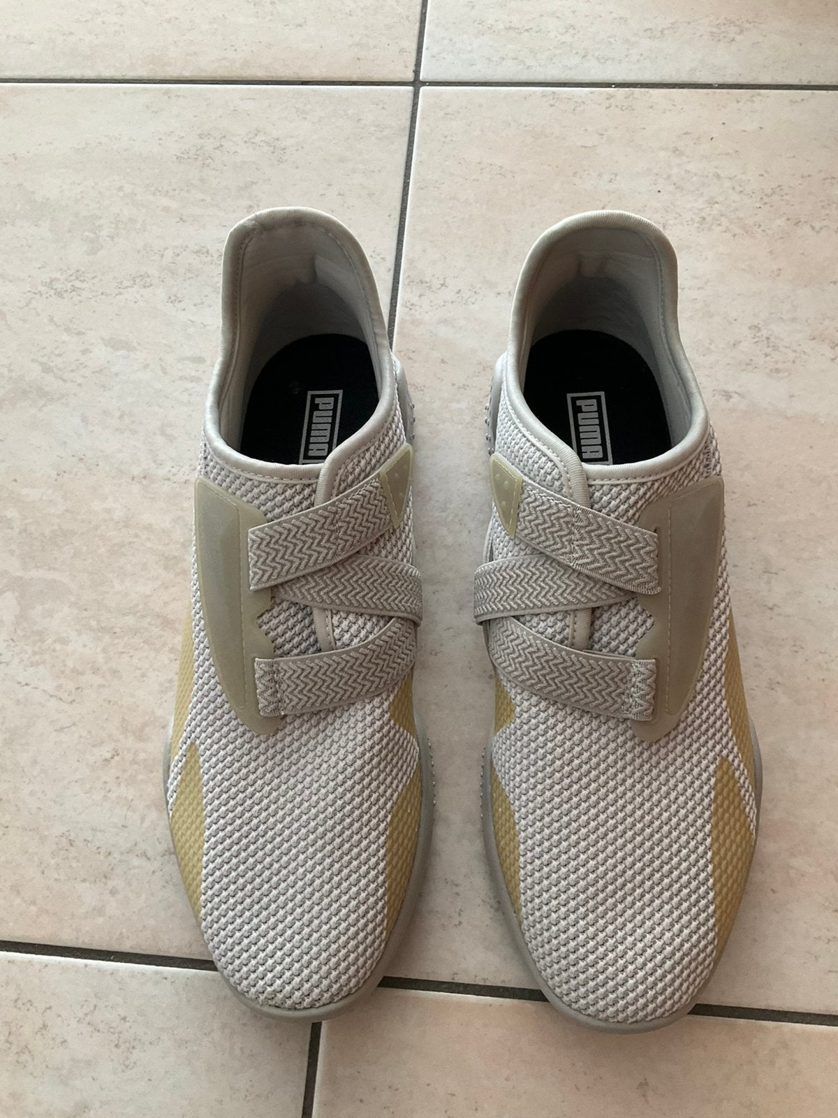 Basket PUMA 40 1/2 - blanc/gris (homme), Enlèvement, Comme neuf