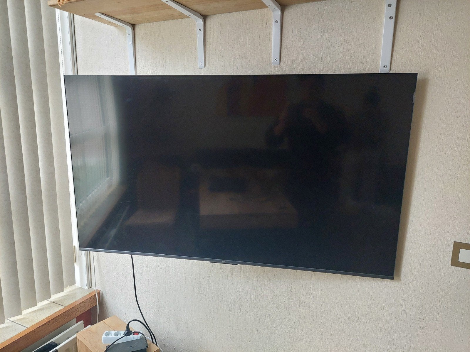 Smart TV TCL 55T8C + Draaibare Muurbeugel, TV, Hi-fi & Vidéo, Télévisions, Enlèvement, QLED, Smart TV