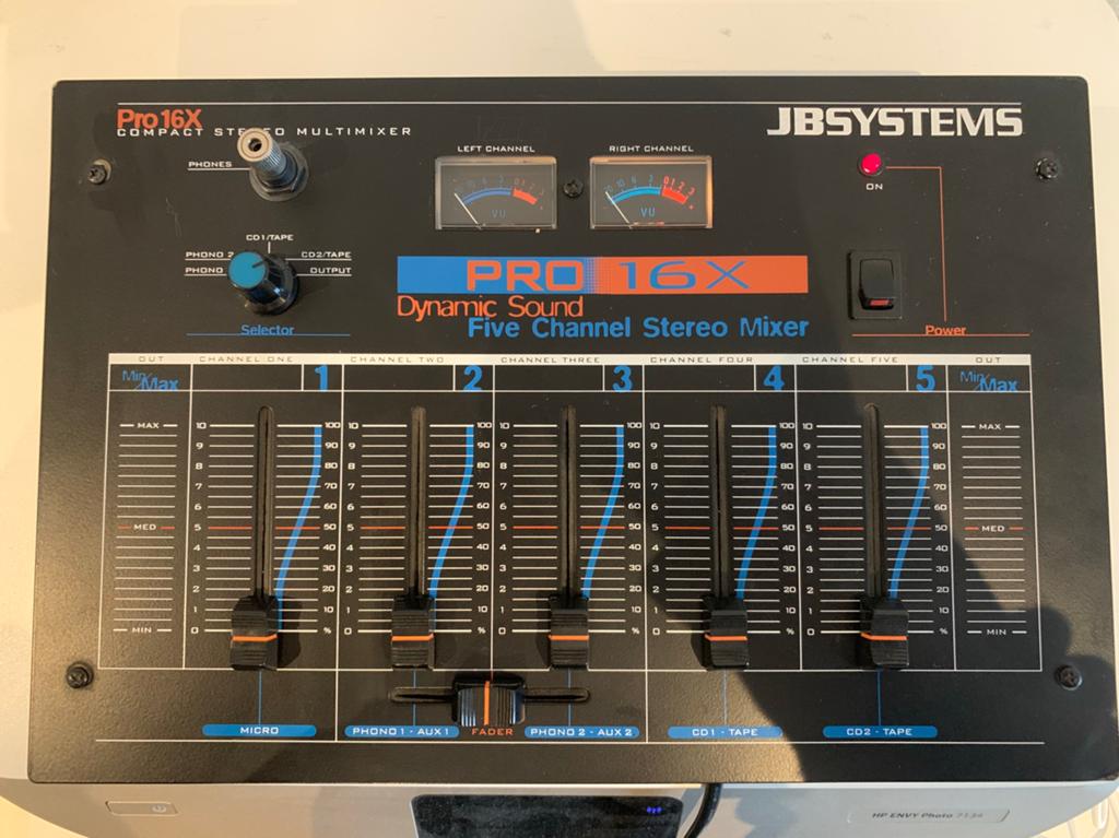 Mixeur/mixeur DJ JB Systems PRO 16X, Enlèvement ou Envoi, Utilisé, 5 à 10 canaux, Entrée micro