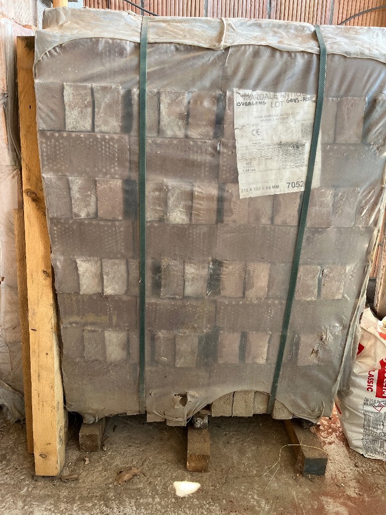 Pallet gevelstenen bruin, Ophalen, Nieuw, Bakstenen