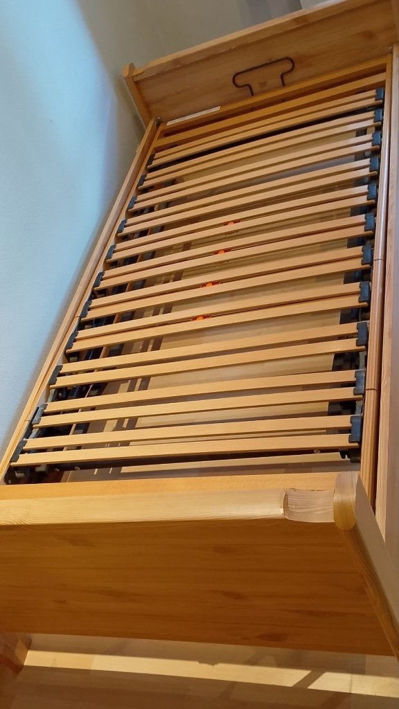 Verstelbare lattenbodem (Lattoflex) met bed 1pers, Ophalen, Overige materialen, Gebruikt, Eenpersoons