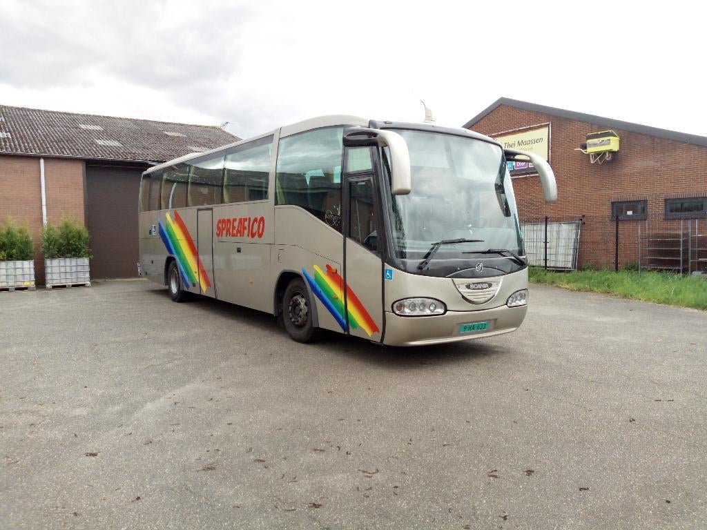 Scania 2002 Grote Camper C-rijbewijs, nieuwe APK... LEZEN, Caravanes & Camping, Camping-cars, 10 mètres et plus, Réservoir d'eau usée