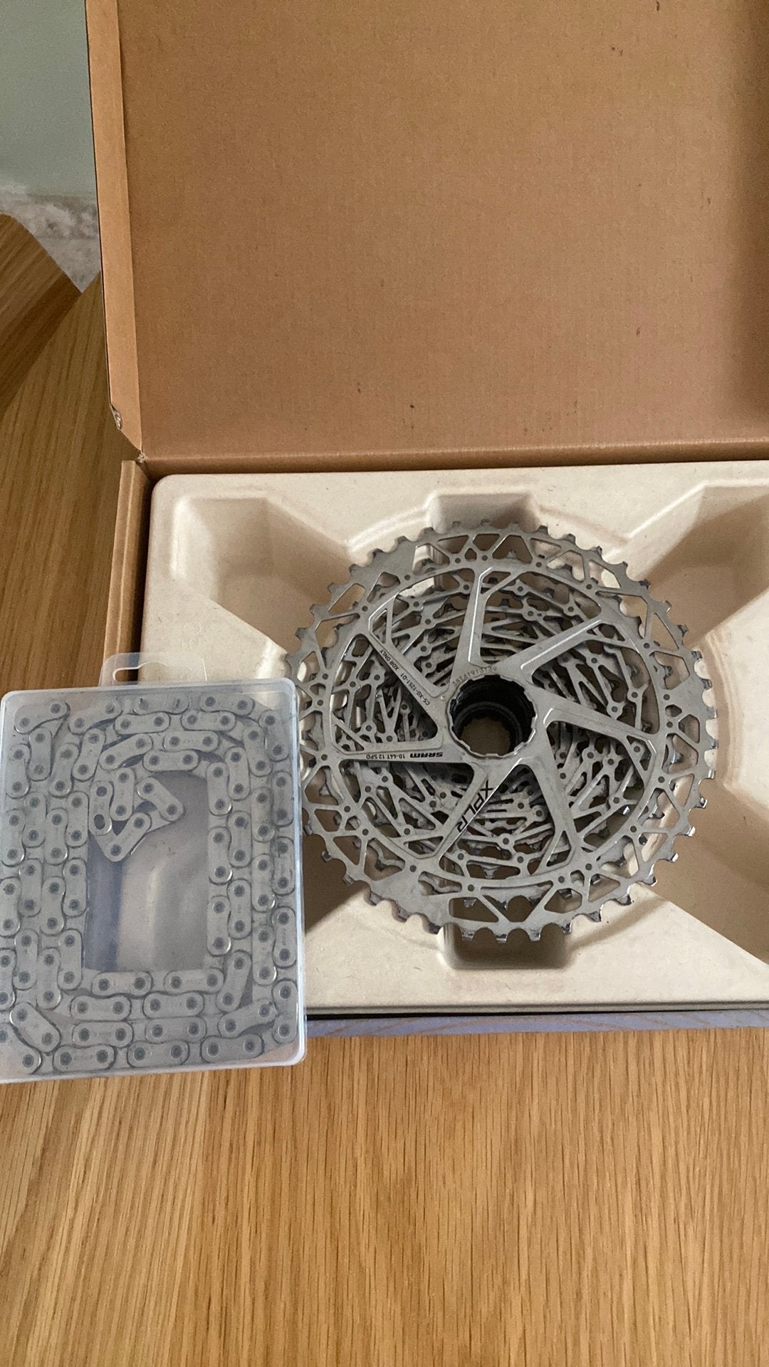 Scram 12 sp Cassette +ketting, Fietsen en Brommers, Ophalen, Zo goed als nieuw