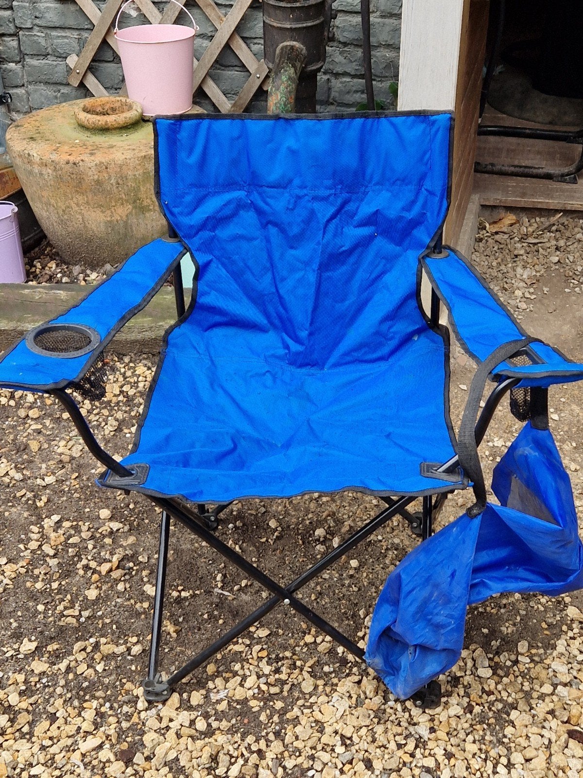 opvouwbare campeerstoel, Ophalen, Zo goed als nieuw, Campingstoel