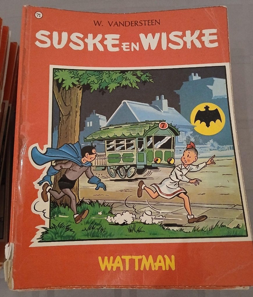 70 Suske en Wiske stripalbums tussen 71 en 282, Ophalen