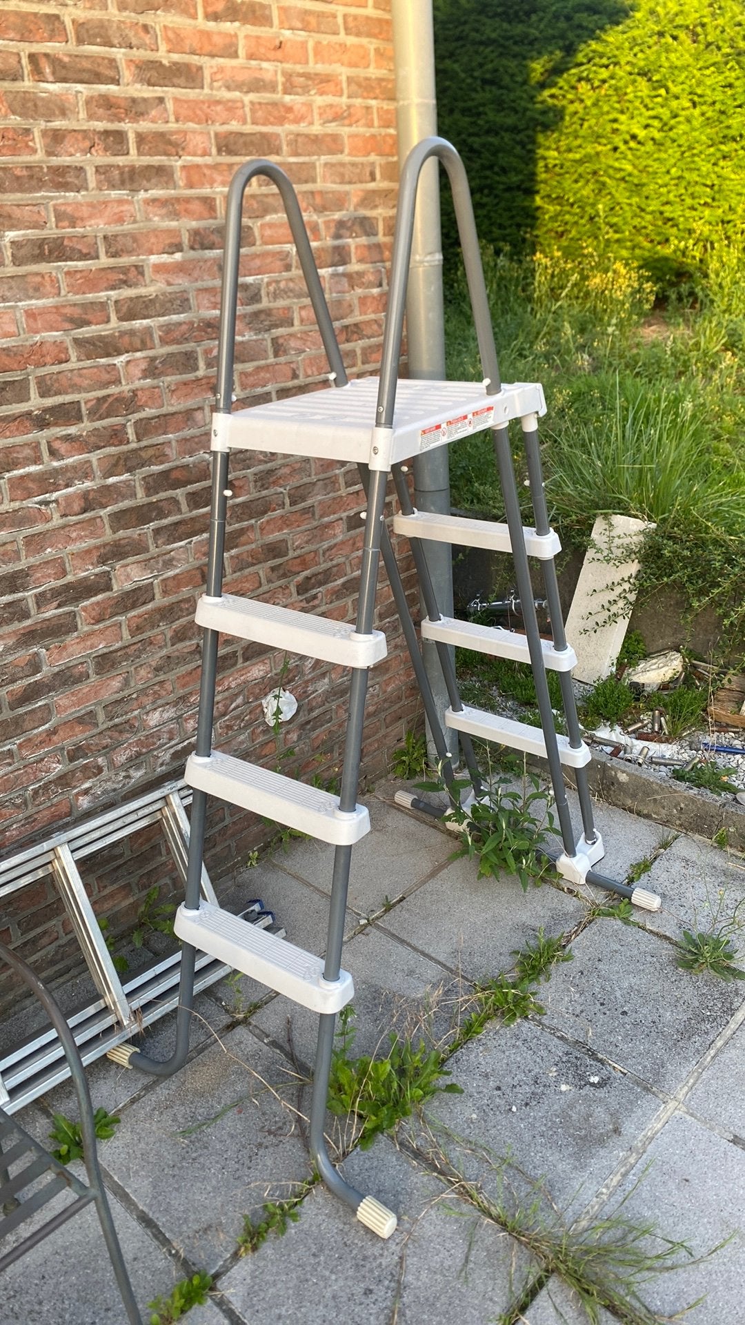 Zwembadladder, Tuin en Terras, Ophalen, Gebruikt, Ladder