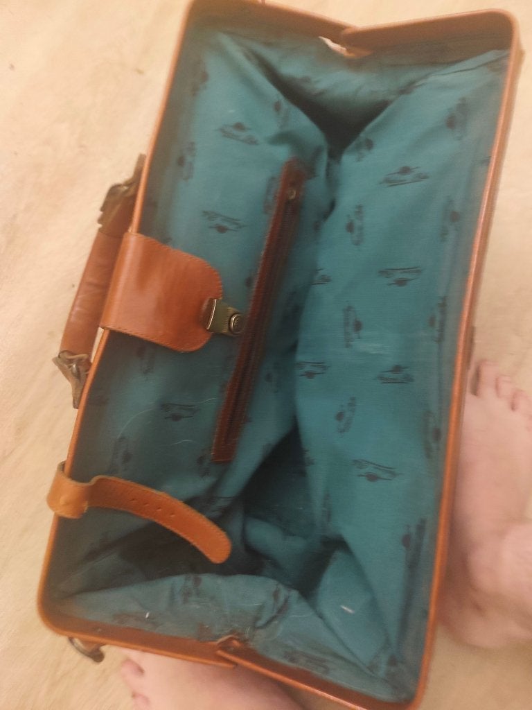 Sac de médecin/sac de week-end vintage en cuir Chiarugi —, Bijoux, Sacs & Beauté, 35 à 55 cm, Brun, Enlèvement, Utilisé