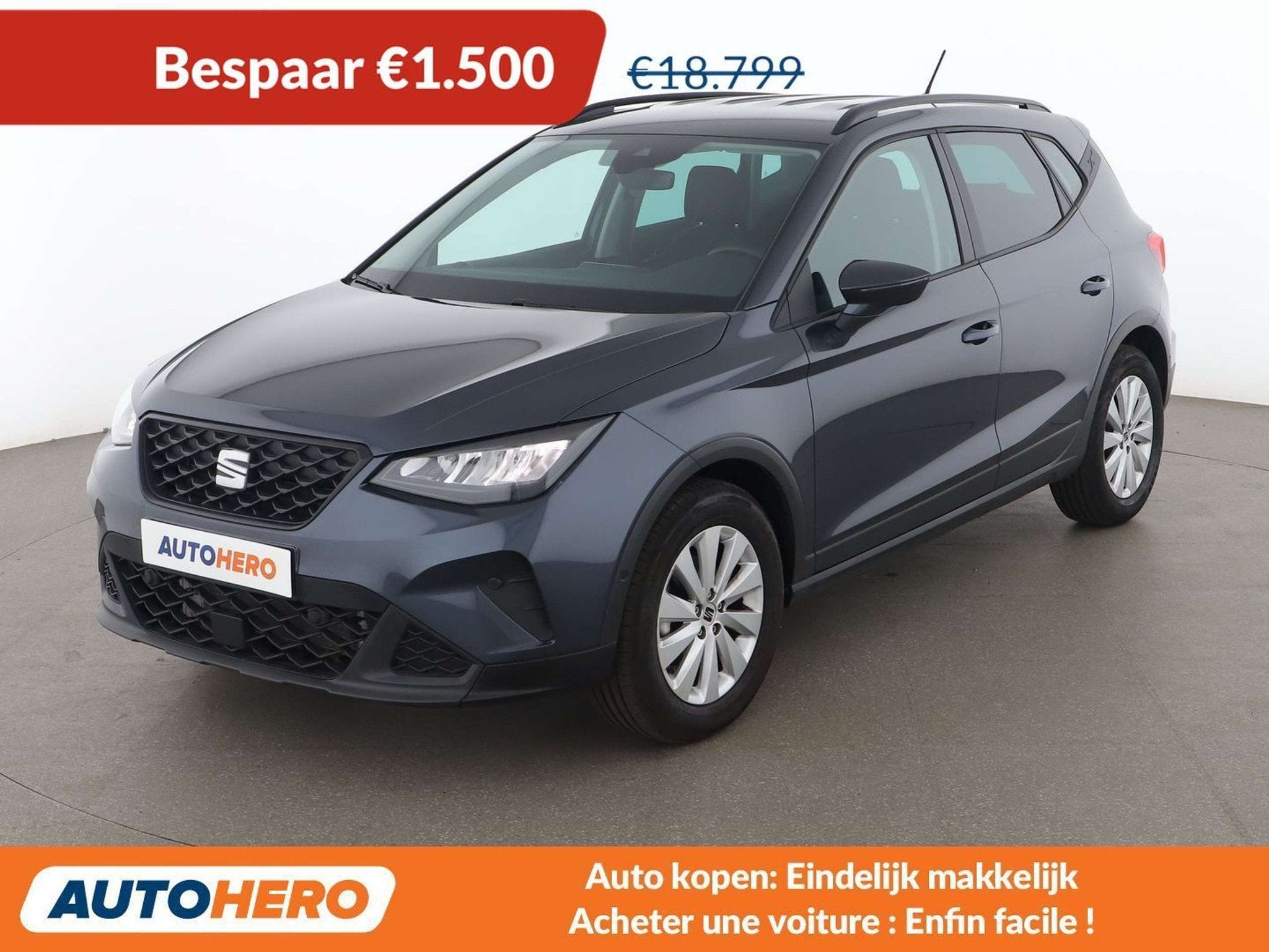 SEAT Arona 1.0 TSI Style (bj 2024, automaat), Auto's, Stof, Gebruikt, Overige brandstoffen, 127 g/km