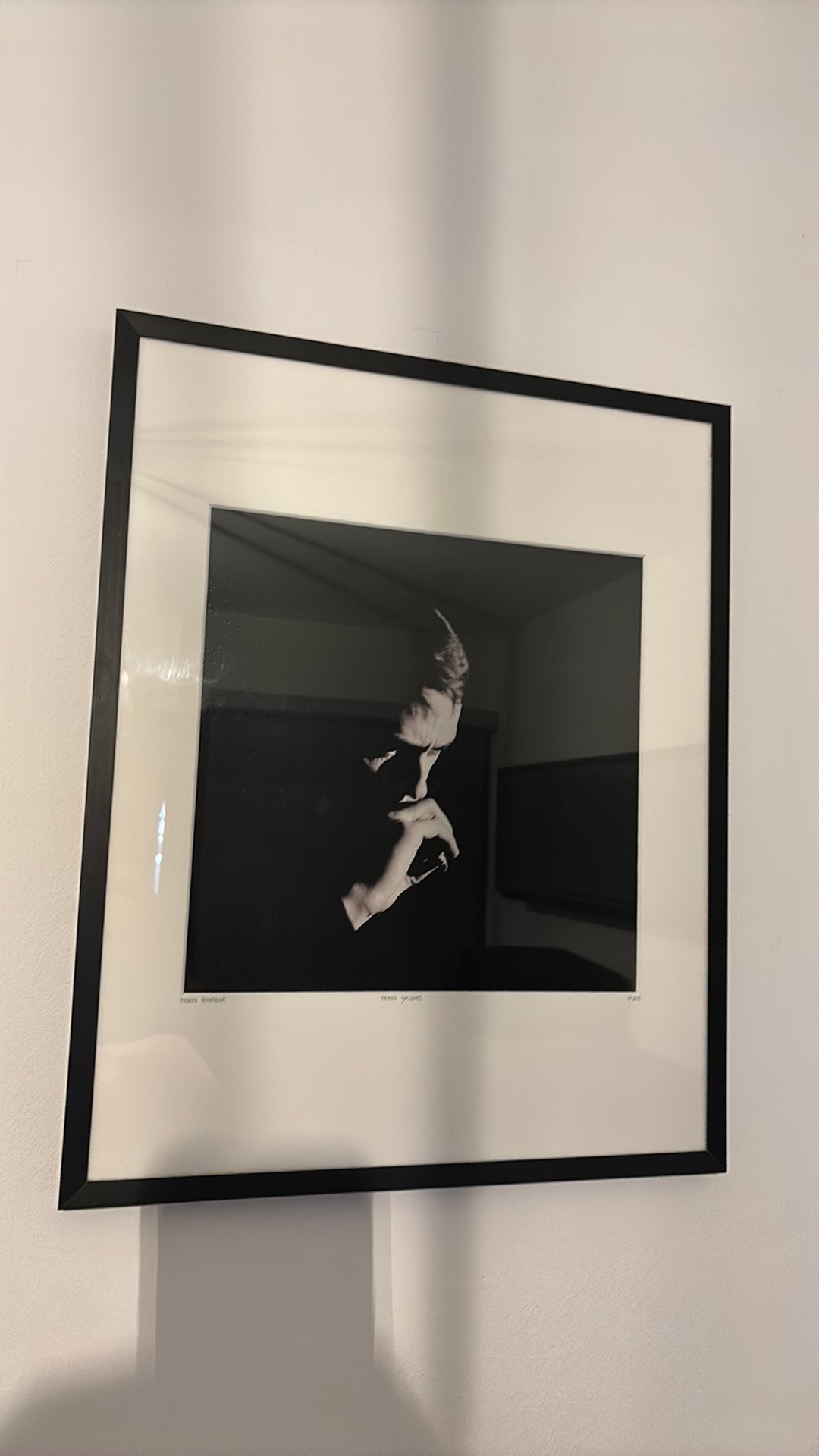 Photo numérotée Jacques Brel, Enlèvement ou Envoi, Comme neuf, Noir