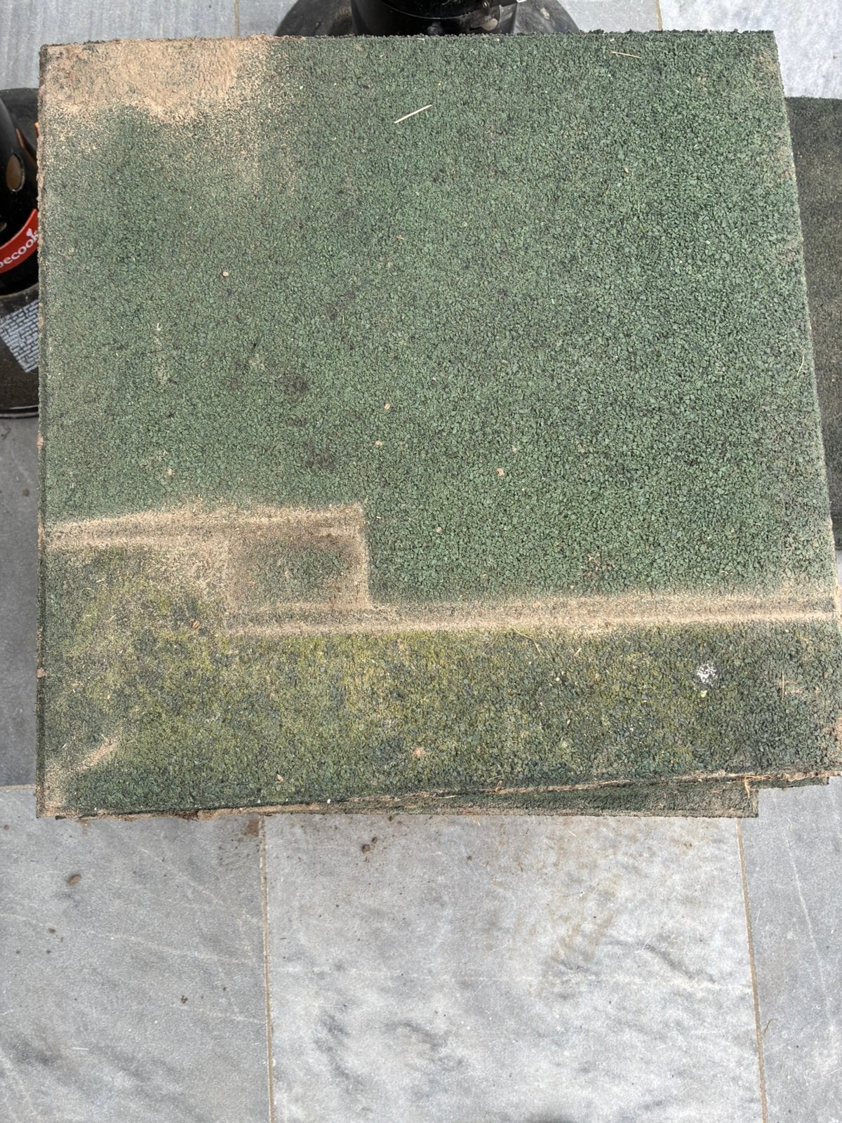 Gebruikte rubber tegels, Tuin en Terras, Ophalen, Gebruikt, Rubber