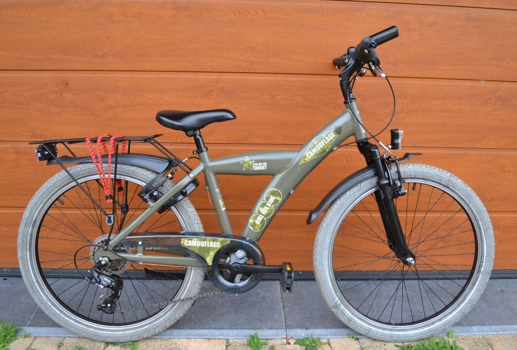 BFK camouflage. 24 inch. Topstaat, 100% perfect. Npr 450 €, Ophalen, BFK, BIKE FUN KIDS, Handrem, Gebruikt