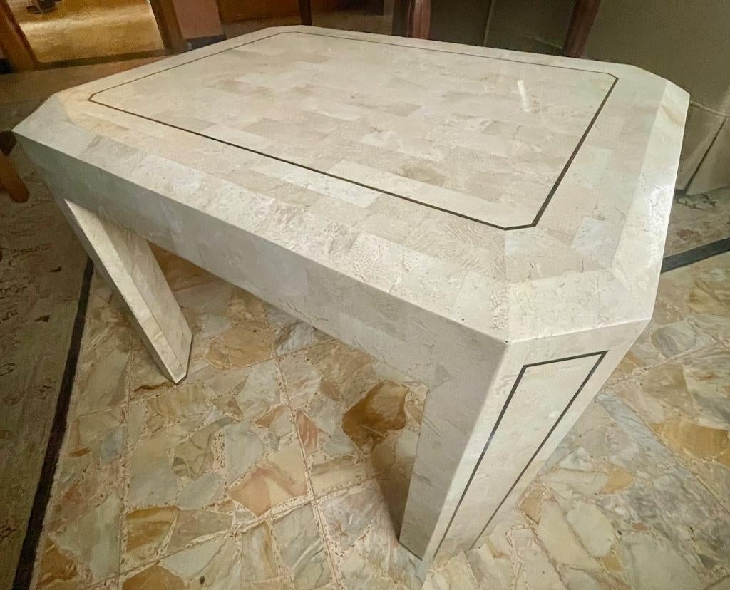 MAITLAND-SMITH - vintage salontafel, Gebruikt, 50 tot 100 cm, 50 tot 75 cm, Rechthoekig