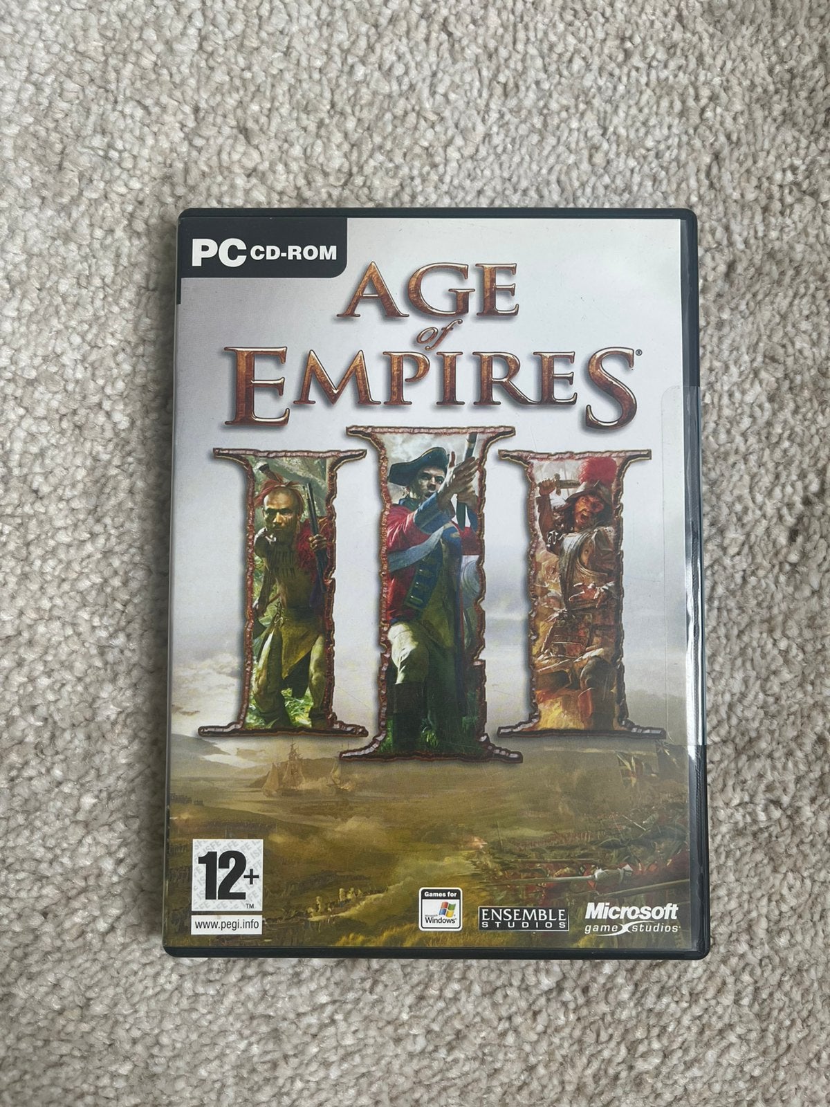 Age of Empires III – PC CD-ROM – Compleet – 3 discs, Ophalen of Verzenden, Gebruikt