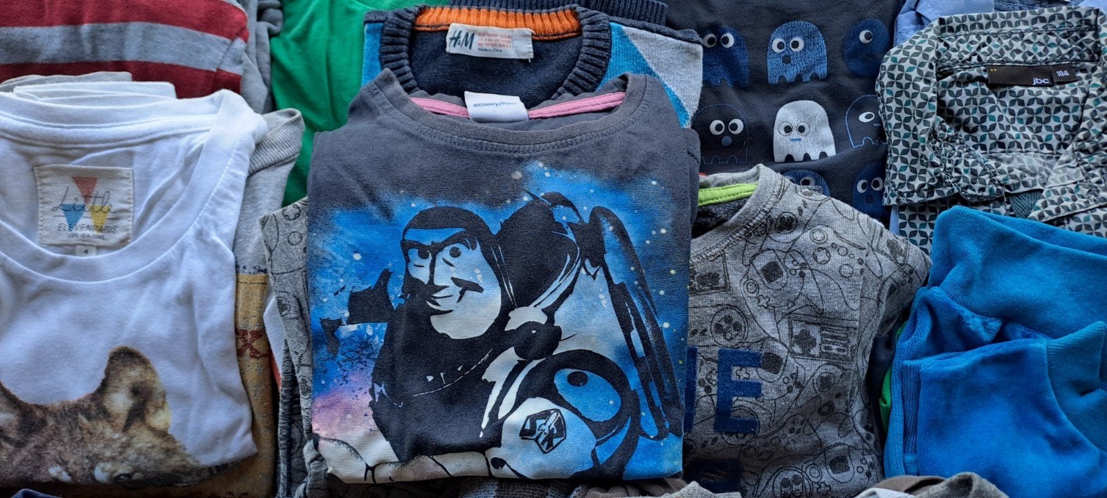 Kinderkleding maat 104/110 voor jongen 50 stuks voor €20, Ophalen, Zo goed als nieuw, Maat 104