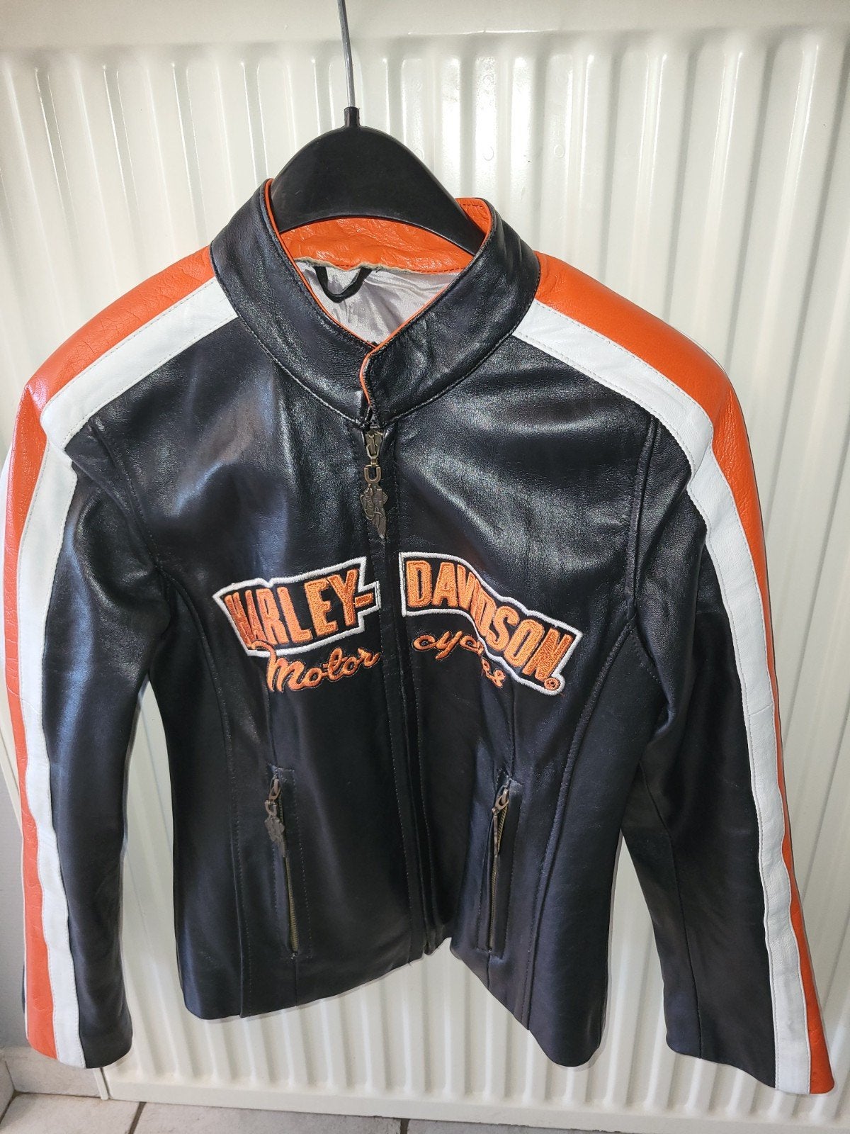 Harley davidson jas dames maat S, Motoren, Ophalen, Dames