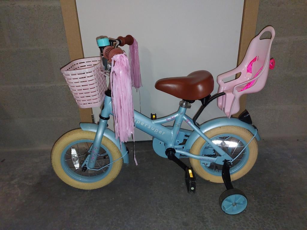 Kinderfiets 12,5 inch super super, Fietsen en Brommers, Ophalen, Zijwieltjes