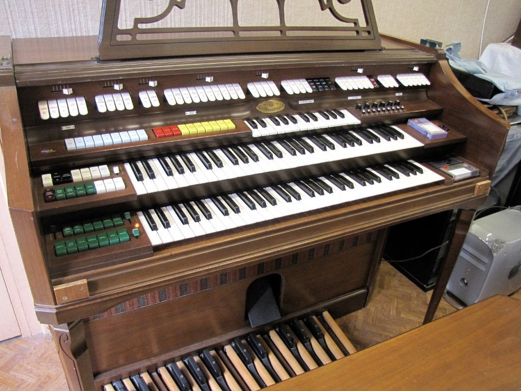 Wurlitzer 4573 + Orbit III synth., Musique & Instruments, Enlèvement, Utilisé, 3 claviers, Orgue