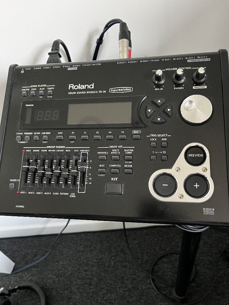 Batterie Electronique Roland TD30, Muziek en Instrumenten, Drumcomputers, Zo goed als nieuw, Roland, Ophalen