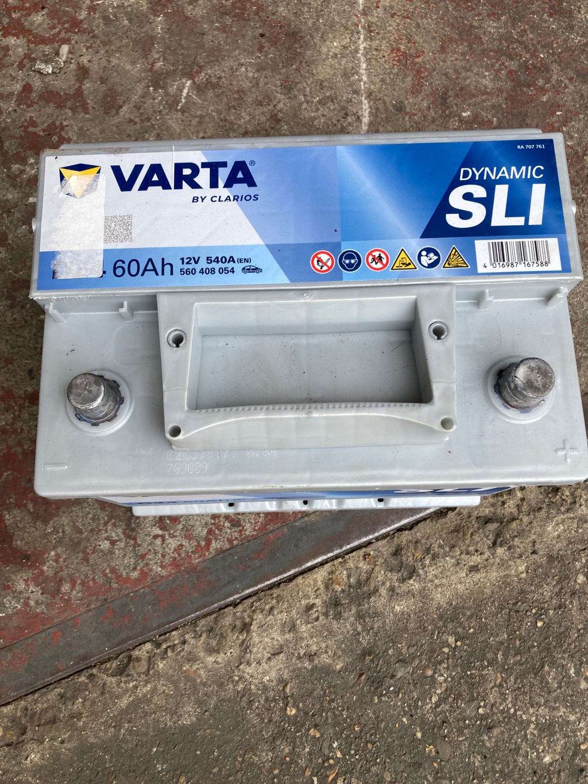 batterij 60Ah 540A nieuw, Auto-onderdelen, Accu's en Toebehoren, Ophalen