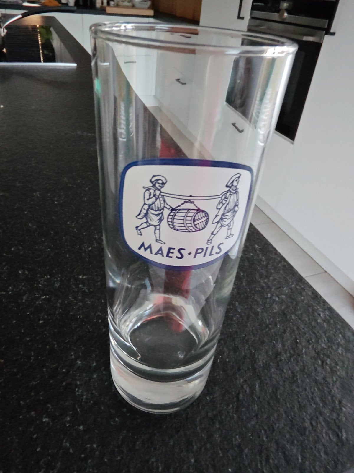 maes pils glazen, Verzamelen, Ophalen, Zo goed als nieuw, Bierglas