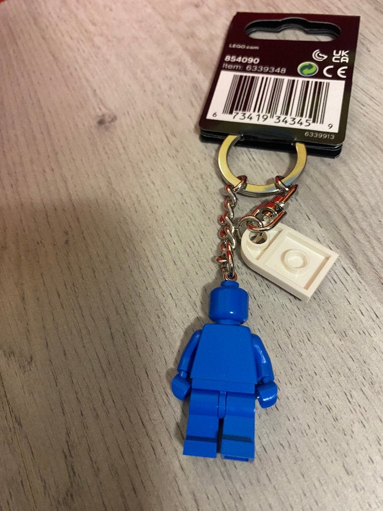 Lego VIP - 6339348 - Sleutelhanger blauwe minifig, Ophalen, Nieuw, Overige typen