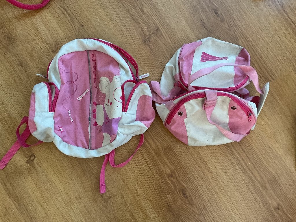 Roze rugzak, sporttas kinderen, Handtassen en Accessoires, Tassen | Sporttassen, Ophalen, Gebruikt