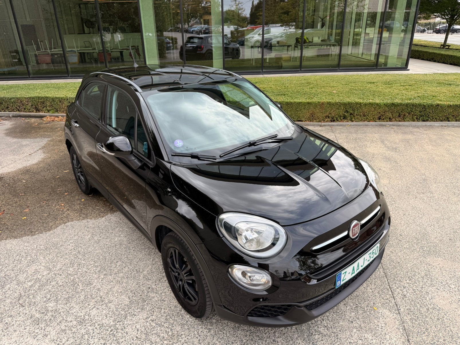 FIAT 500X / 2020 / 72000km, Auto's, Bluetooth, 4 cilinders, 500X, Zwart