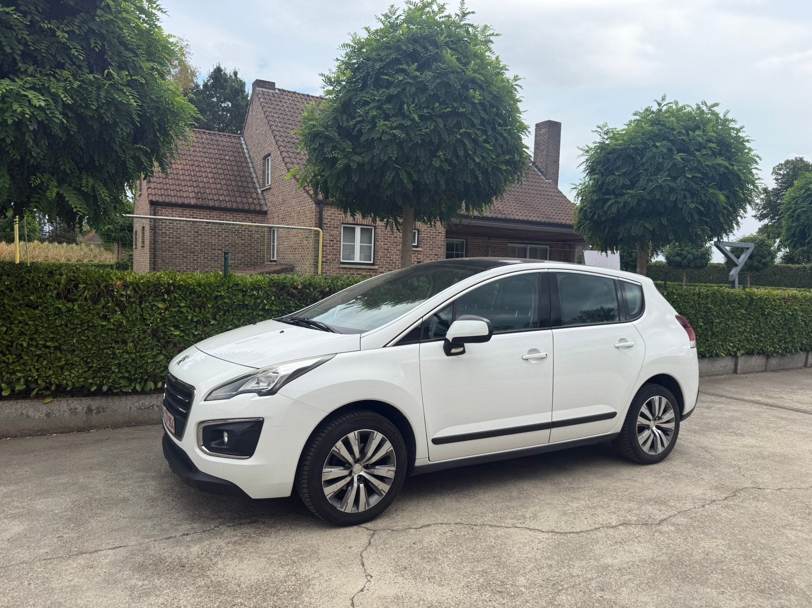Peugeot 3008 1.6l, Auto's, Peugeot, Euro 5, Stof, Zwart, Wit