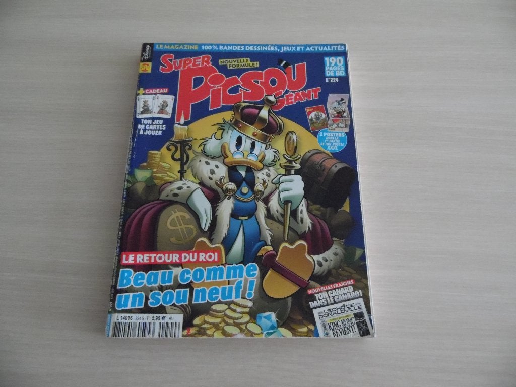 SUPER PICSOU GÉANT N°224, Enlèvement ou Envoi, Comme neuf, WALT DISNEY, Une BD