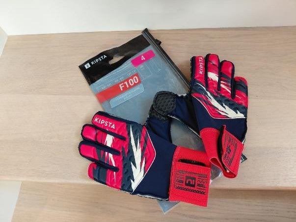 Gants de gardien Kipsta taille 4, Garçon ou Fille, Enlèvement ou Envoi, Kipsta, Comme neuf