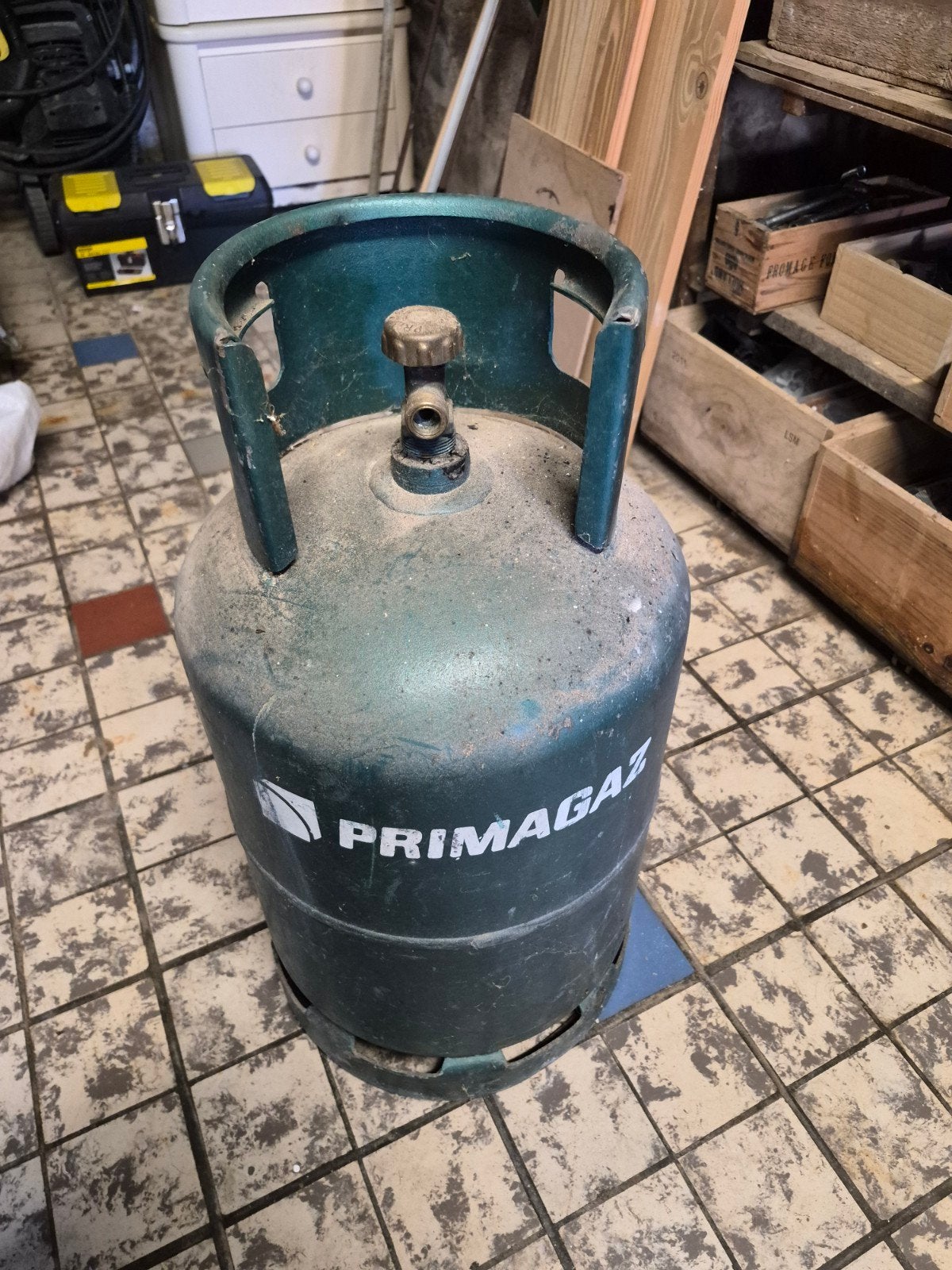 Bonbonne Primagaz propane – presque pleine, Enlèvement, Comme neuf