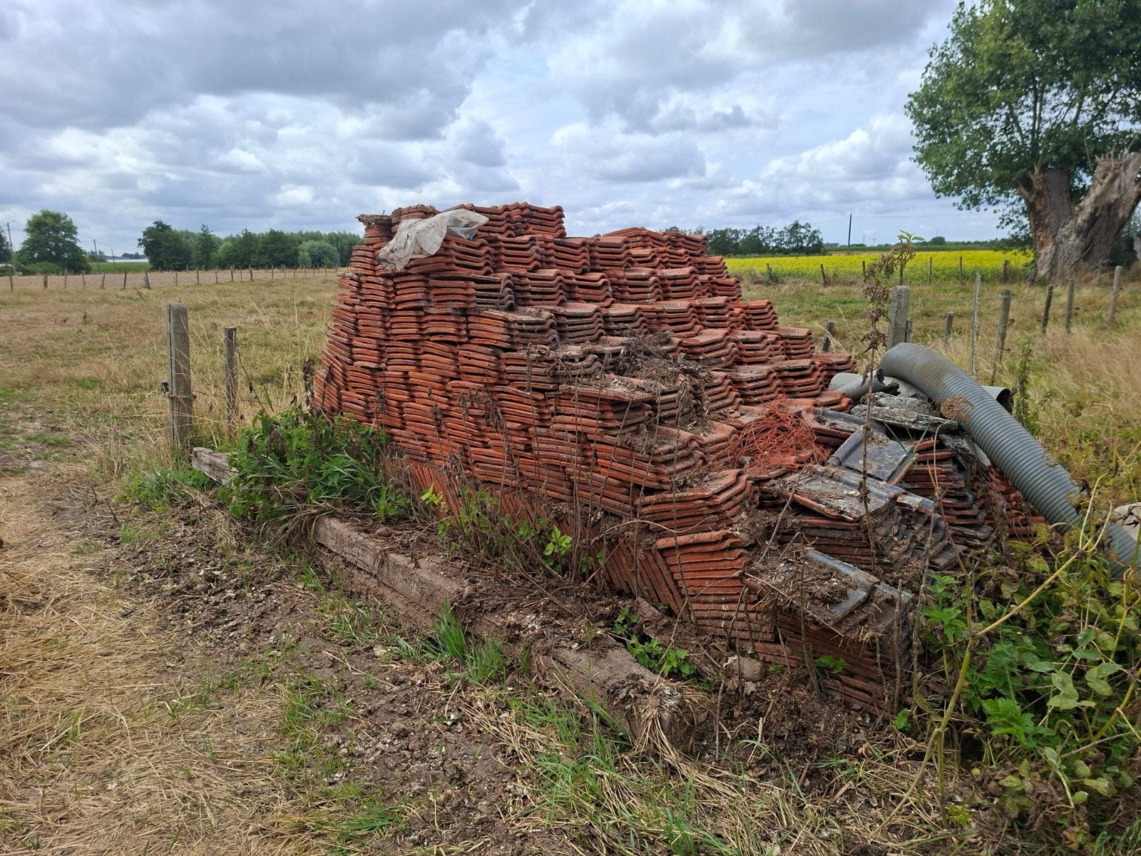 Dakpannen rood, Doe-het-zelf en Bouw, Dakpannen en Dakbedekking, Ophalen, Dakpannen
