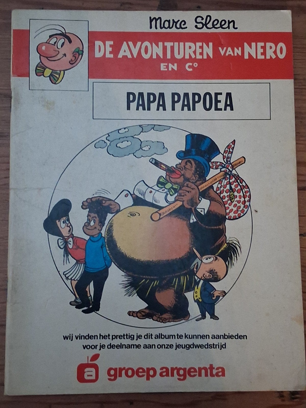 Papa Papua noir, Enlèvement ou Envoi