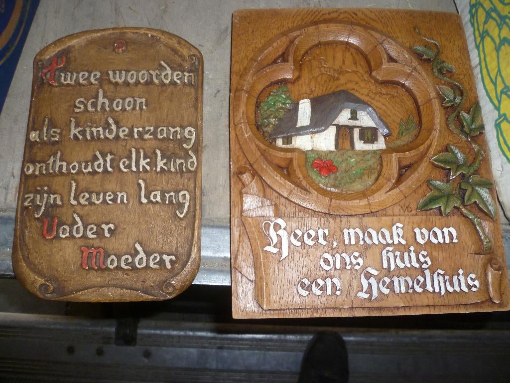 2 OUDE SPREUKEN, Antiek en Kunst, Ophalen