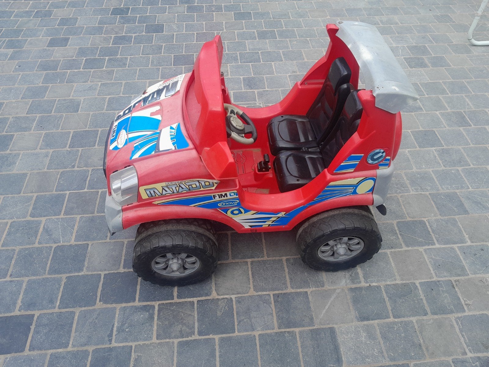 Elektrische auto kind, Ophalen