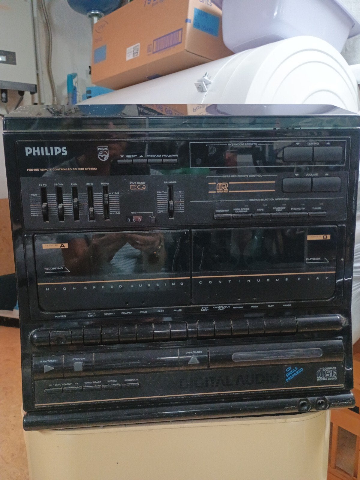 Chaîne Hi-Fi vintage Philips, TV, Hi-fi & Vidéo, Chaîne Hi-fi, Philips, Enlèvement