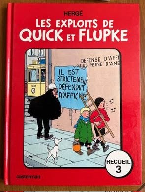 Quick et Flupke recueil n 3 1975, Une BD, Enlèvement ou Envoi, Comme neuf