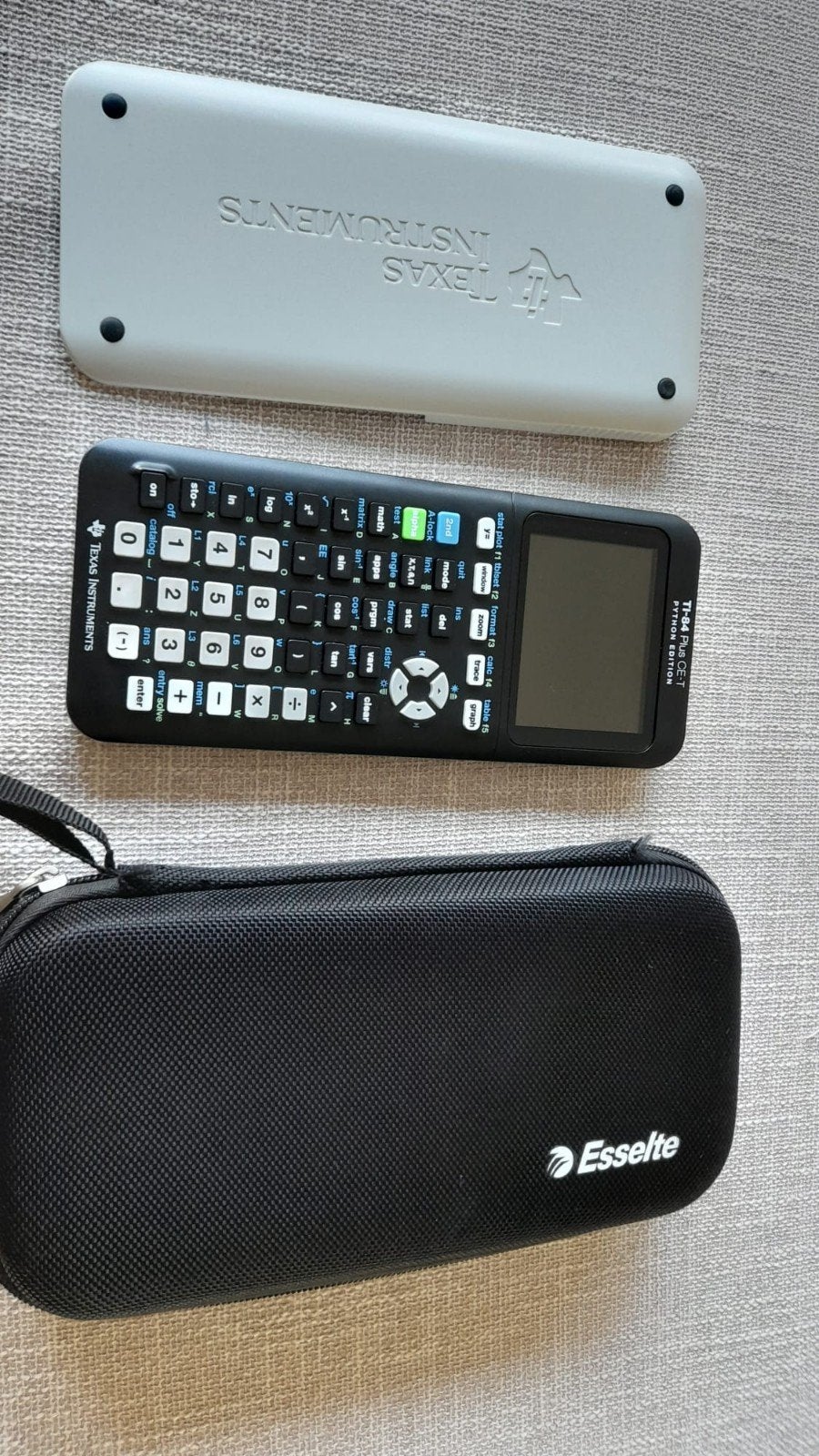 TI-84 plus CE-T Pyton editie met beschermhoes, Divers, Enlèvement, Calculatrices graphique, Comme neuf