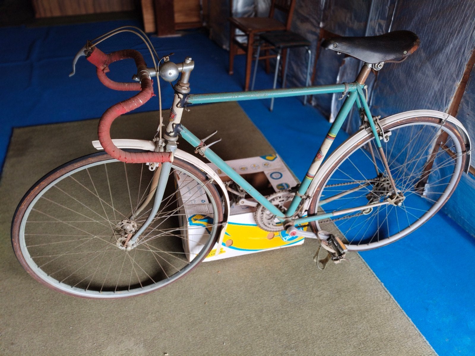 retro koersfiets (op te knappen), Ophalen, Luxe, Jaren '60 of nieuwer