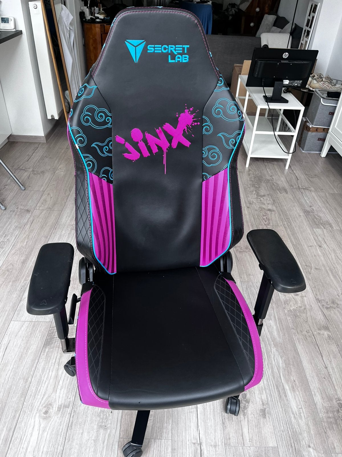 Chaise de bureau Secret Lab Jinx, Rose, Comme neuf, Enlèvement, Chaise de bureau