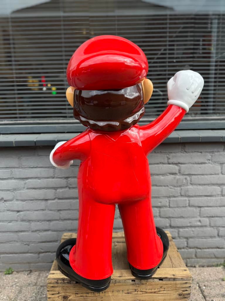Statue design Mario Bross Ferrari XL, Enlèvement, Comme neuf, Humain