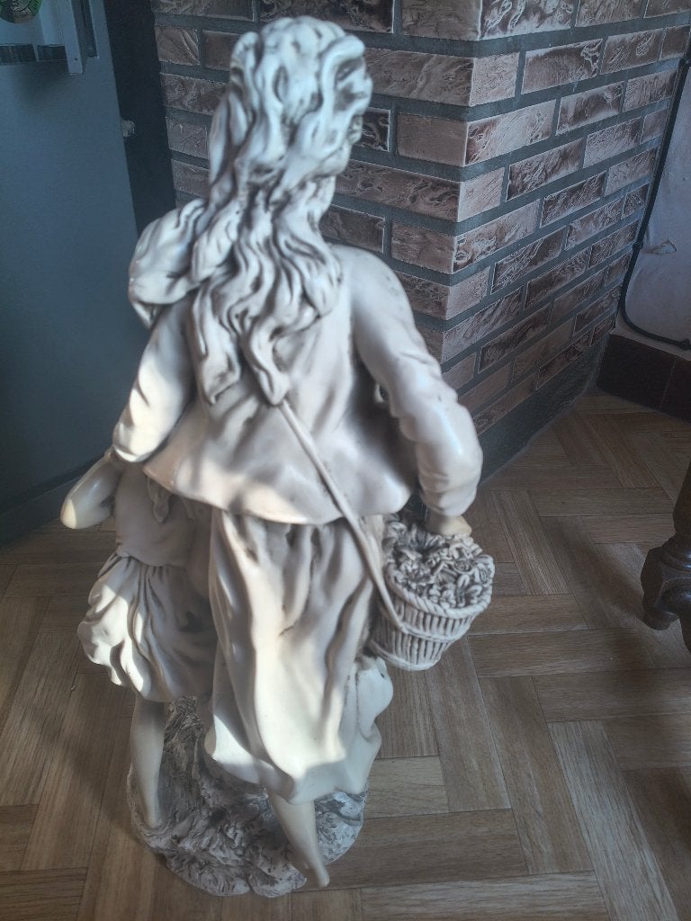 Beeld, Antiek en Kunst, Wit, Overige materialen, Beeld, 50 - 100 cm