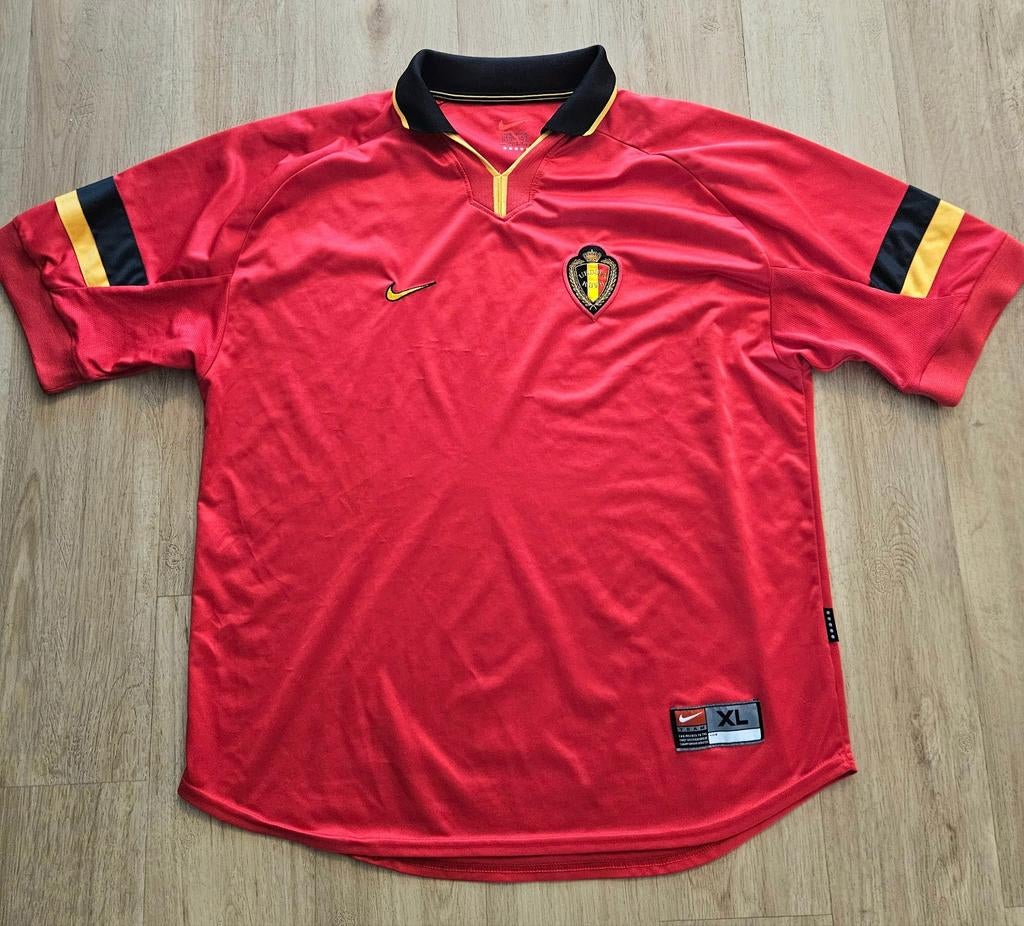 Maillot de football vintage belge 1999, Collections, Enlèvement ou Envoi, Comme neuf, Maillot