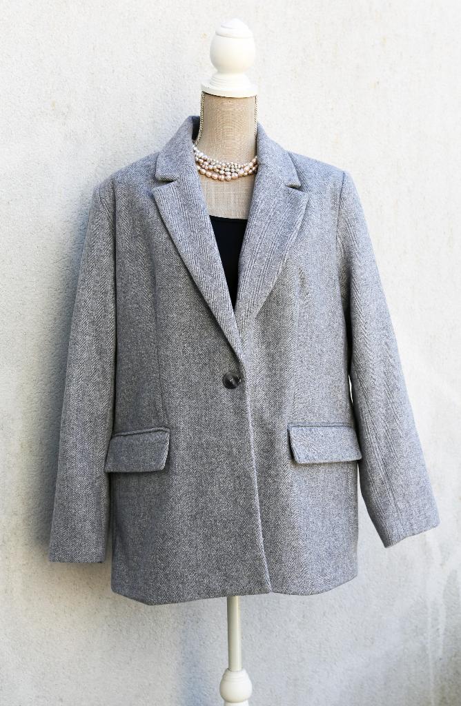 zara XL grijze jas/blazer, Maat 42/44 (L), Ophalen of Verzenden, Zo goed als nieuw, Grijs