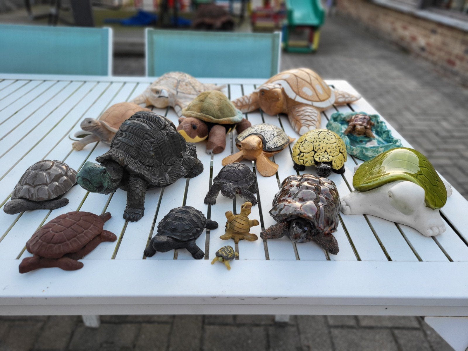 verzameling(beeldjes)schildpadden, Verzamelen, Ophalen
