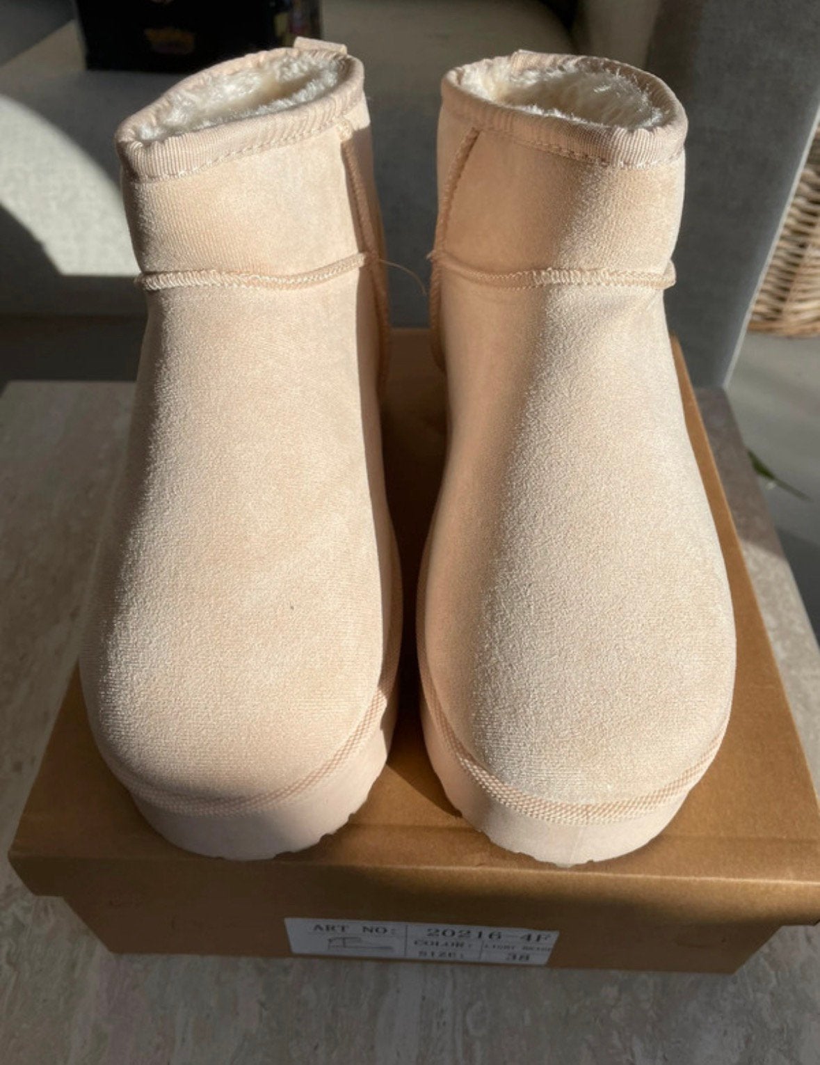 Winter botjes, Vêtements | Femmes, Chaussures, Enlèvement ou Envoi, Neuf, Beige, Bottes de neige