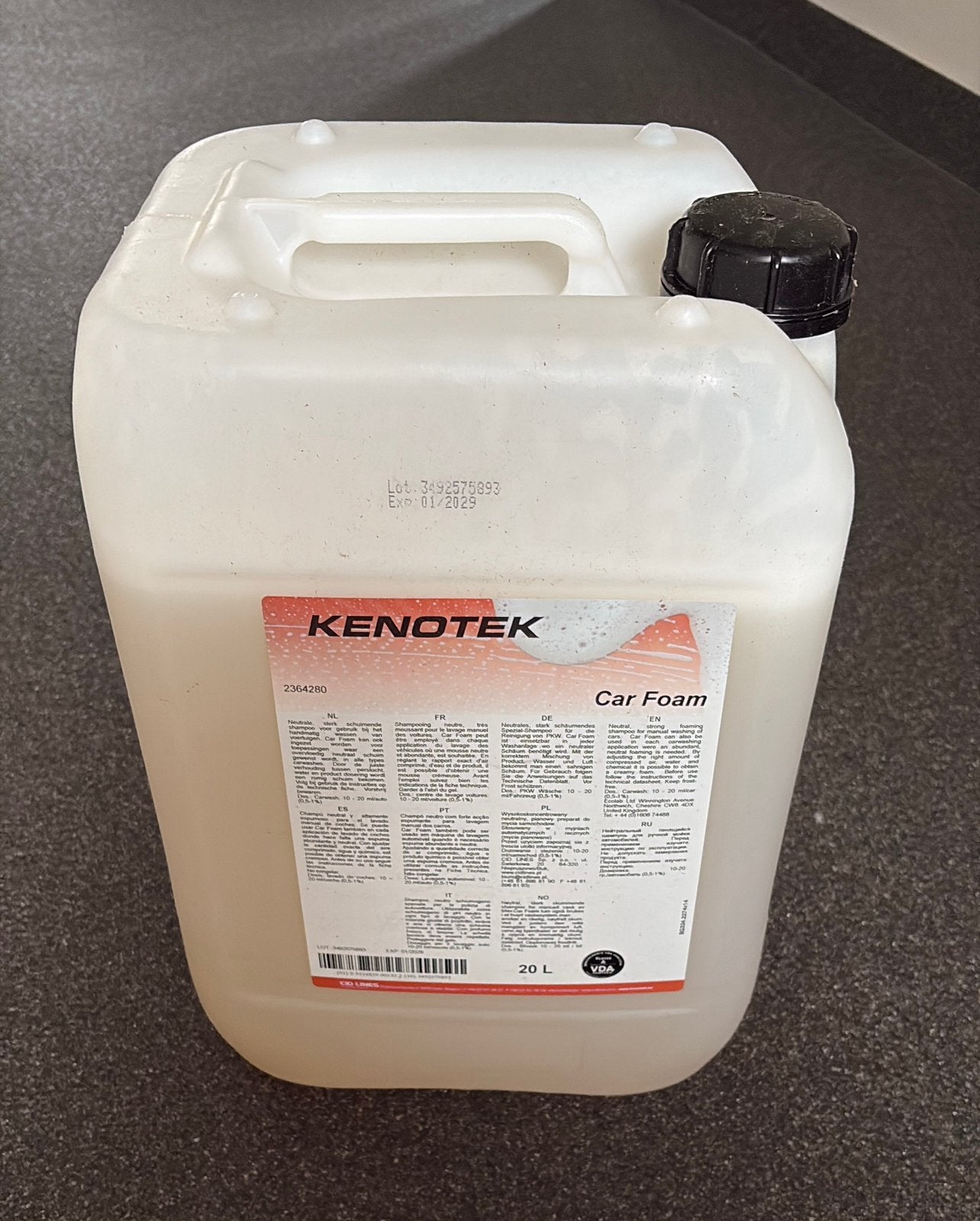 Kenotek PH neutrale car foam 20L, Ophalen