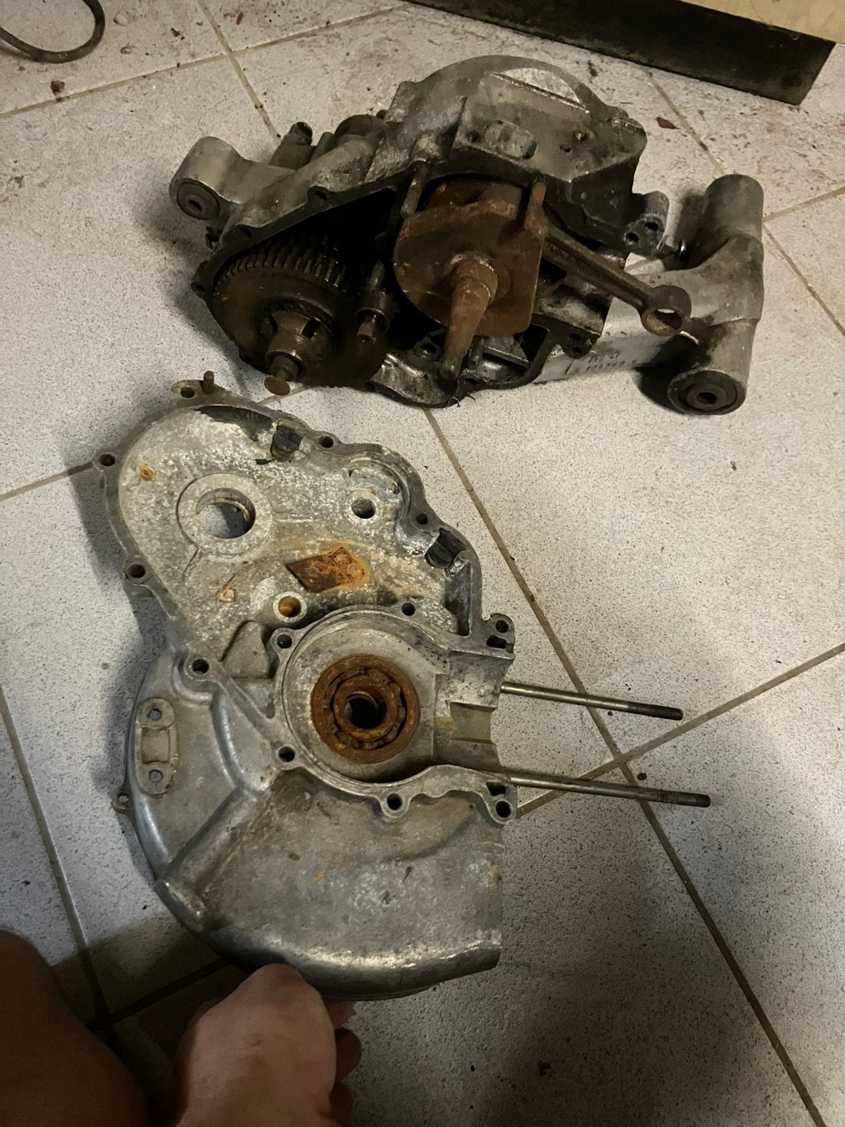 Motorblok vespa ‘vnb4m’, Ophalen