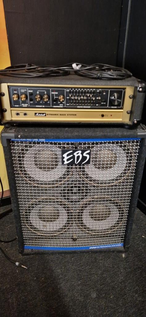 MARSHALL 7400 + EBS kast, Ophalen