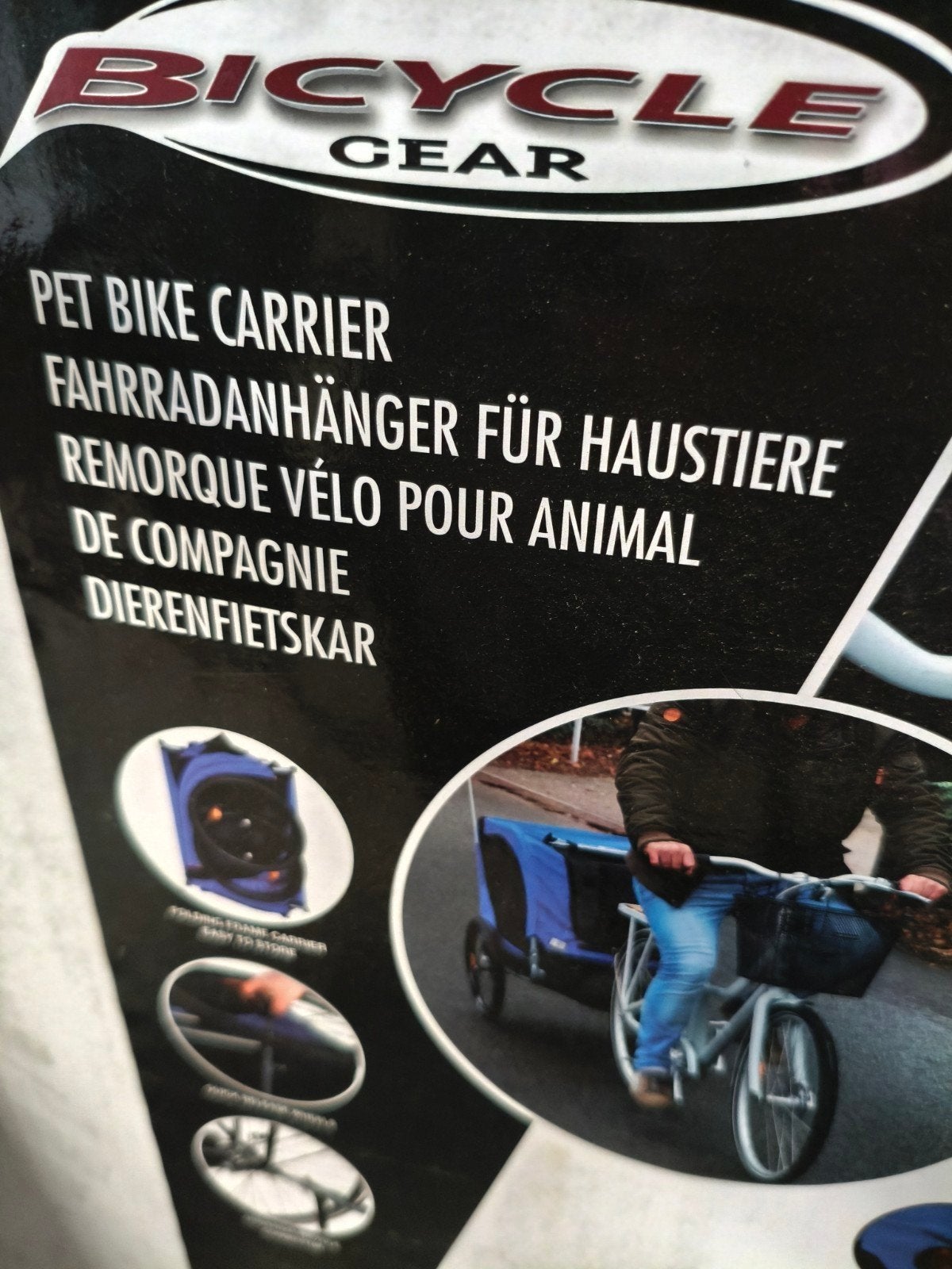remorque vélo pliable, Remorque pour chien, Pliable, 20 à 40 kg, Enlèvement